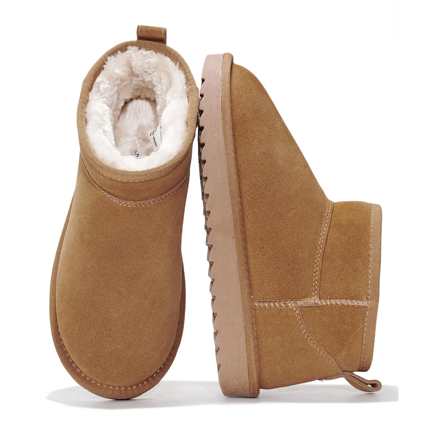 Project Cloud Women's | 100% Genuine Suede Ankle Boots | Water Resistant | Memory Foam| Lightweight | Non-Slip - Hippy Project Cloud Women's | 100% Genuine Suede Ankle Boots | Water Resistant | Memory Foam| Lightweight | Non-Slip - Hippy