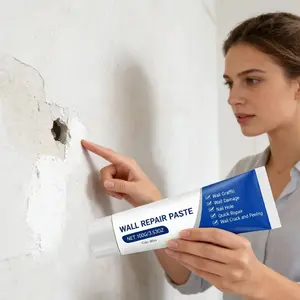Drywall Repair Kit, Wall Mending Agent, Wall Patch Repair Kit with Scraper, Simple Filling of Wall Holes＆Efficient Crack Repair