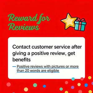 Men's T-Shirt Rewards for Reviews Contact Customer Service Fast Logistics Shipping