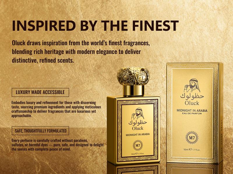 Oluck Perfume M7 (Midnight in Arabia) Cologne for Women & Men, Lemon Pineapple Nutmeg Cedarwood Vanilla Notes, Middle Eastern Fragrance Oluck Perfume M7 (Midnight in Arabia) Cologne for Women & Men, Lemon Pineapple Nutmeg Cedarwood Vanilla Notes, Middle Eastern Fragrance