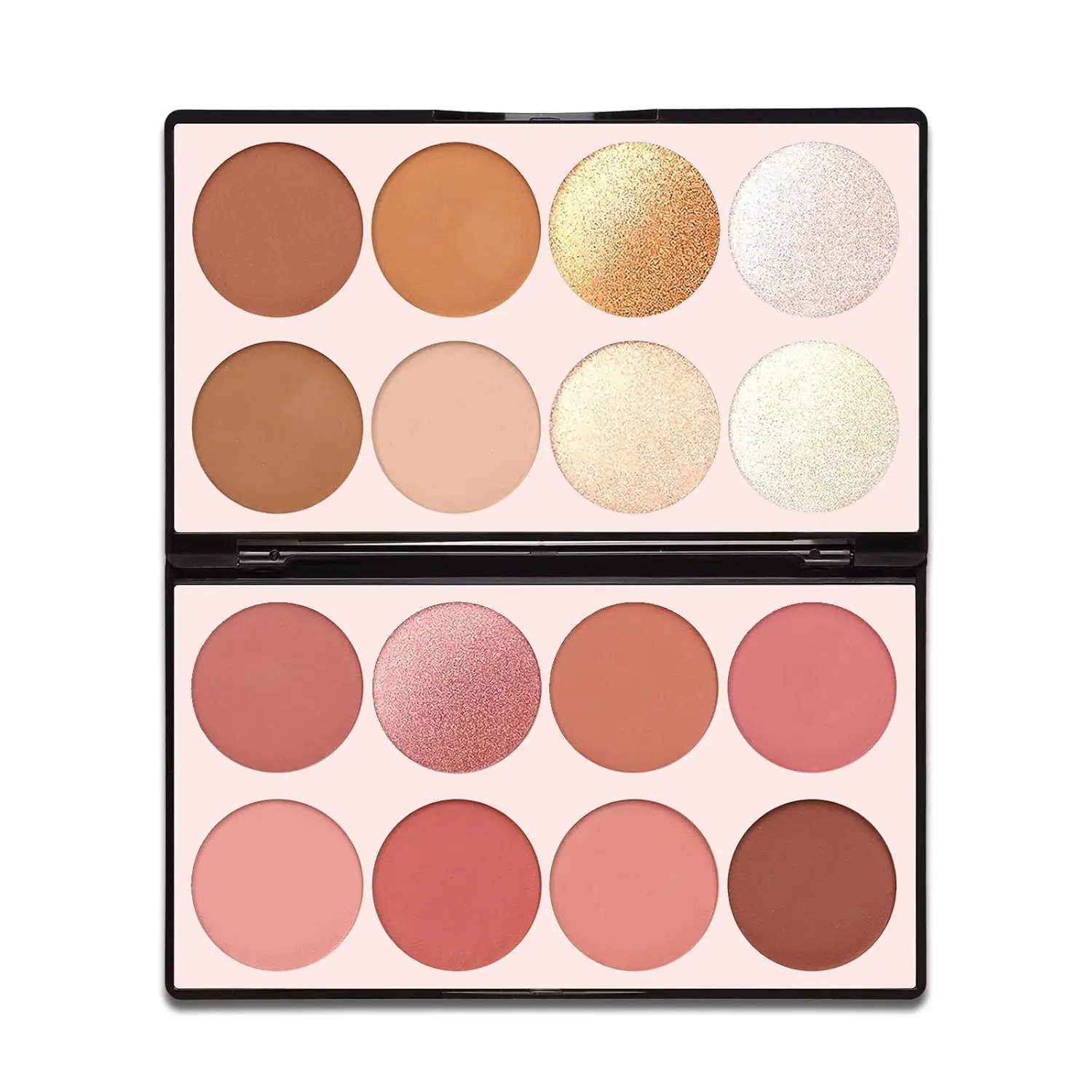 16 Shades Contour Palette – All‑in‑One Makeup Kit with Blush, Highlighter & Bronzer Powder – Face Cosmetics Gift Set for Women & Teens (SET1)