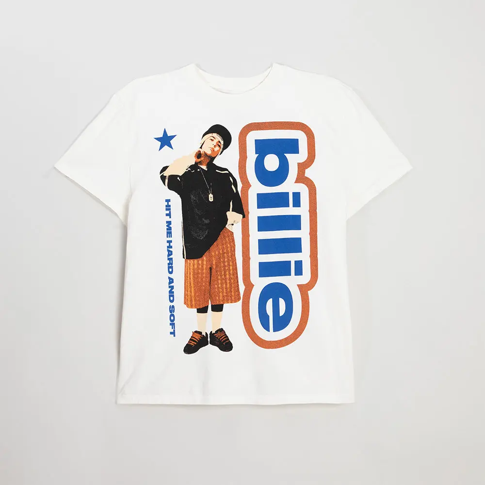 Lean HIT ME HARD AND SOFT: THE TOUR 2024 White T-Shirt