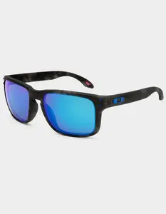 OAKLEY  Mens Holbrook Matte Black Tortoise & Prizm Sapphire Polarized Sunglasses, Matte Black Tort & Sapphire, ONESZ