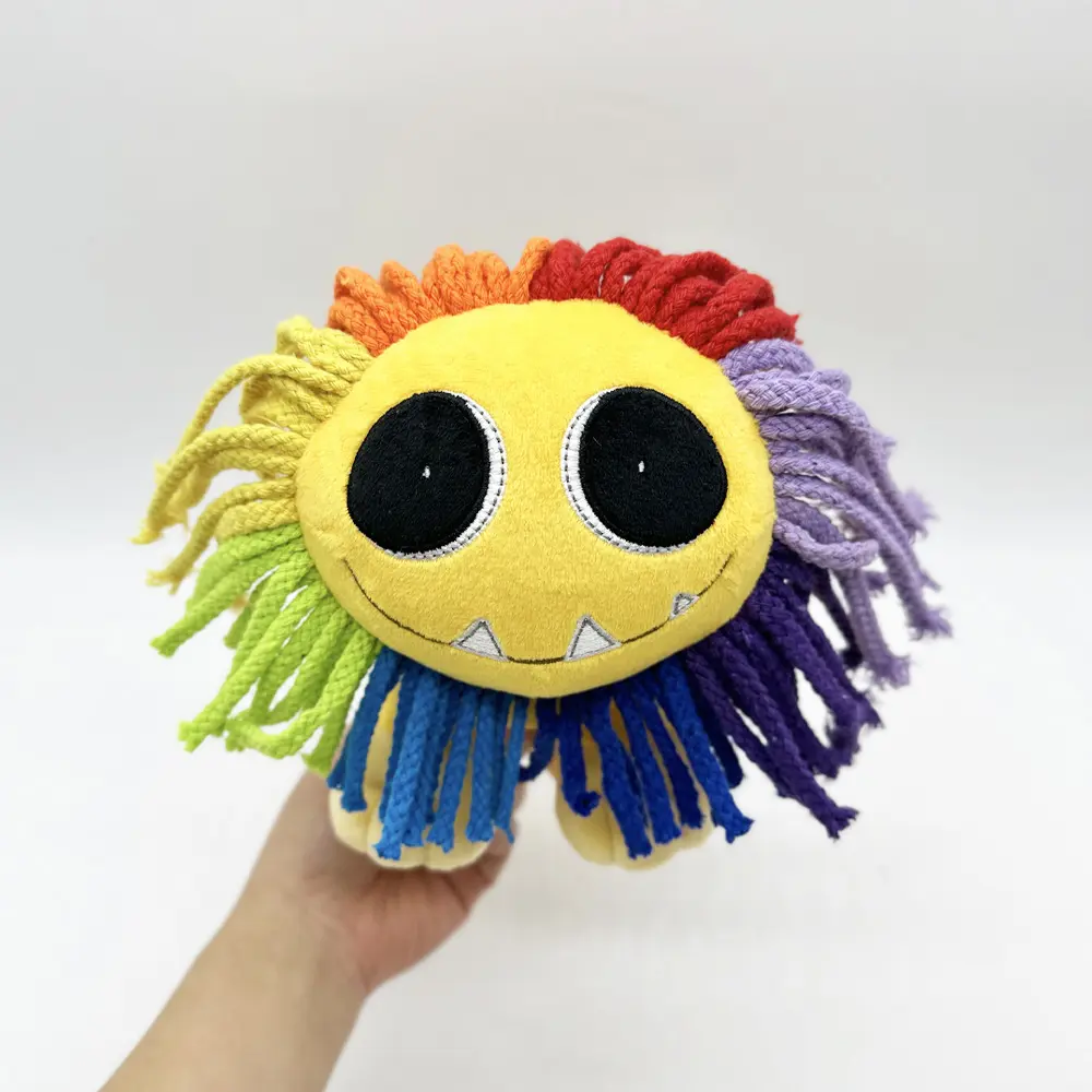 New Arrival Poppy Playtime Yarnaby Plush Toy Colorful Lion Soft Stuffed Doll Game Character Kids Birthday Gift