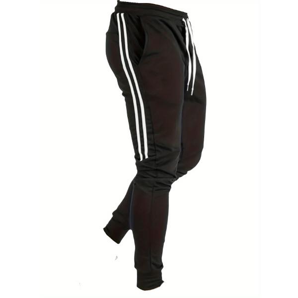 Men's athletic jogger pants with multiple colors and side stripes, casual sporty style versatile enough to pair with any top. Soft and skin-friendly fabric keeps you comfortable all day long, perfect for activewear enthusiasts, runners and gym goers, as w Men's athletic jogger pants with multiple colors and side stripes, casual sporty style versatile enough to pair with any top. Soft and skin-friendly fabric keeps you comfortable all day long, perfect for activewear enthusiasts, runners and gym goers, as w
