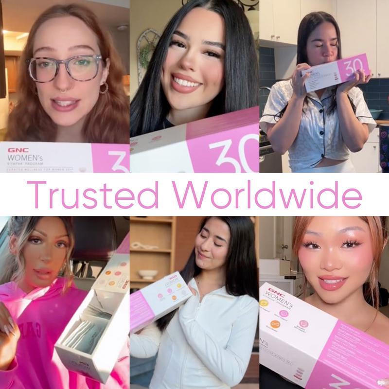 GNC 2-Pack Bundle For Women: Women's 30+ & 50+ Vitapak, Stress Support, Beautiful Skin, Bone Health & Omega-3s, Dietary Supplement, Natural Ingredient, Jumpstart GNC 2-Pack Bundle For Women: Women's 30+ & 50+ Vitapak, Stress Support, Beautiful Skin, Bone Health & Omega-3s, Dietary Supplement, Natural Ingredient, Jumpstart