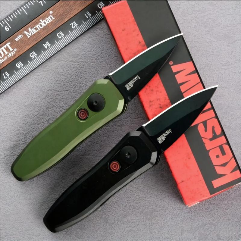 K7500 small tactical folding knife, aviation aluminum alloy handle, high-hardness blade, outdoor camping survival EDC knife, total length of 12 cm, weight of 40 g, the best gift.