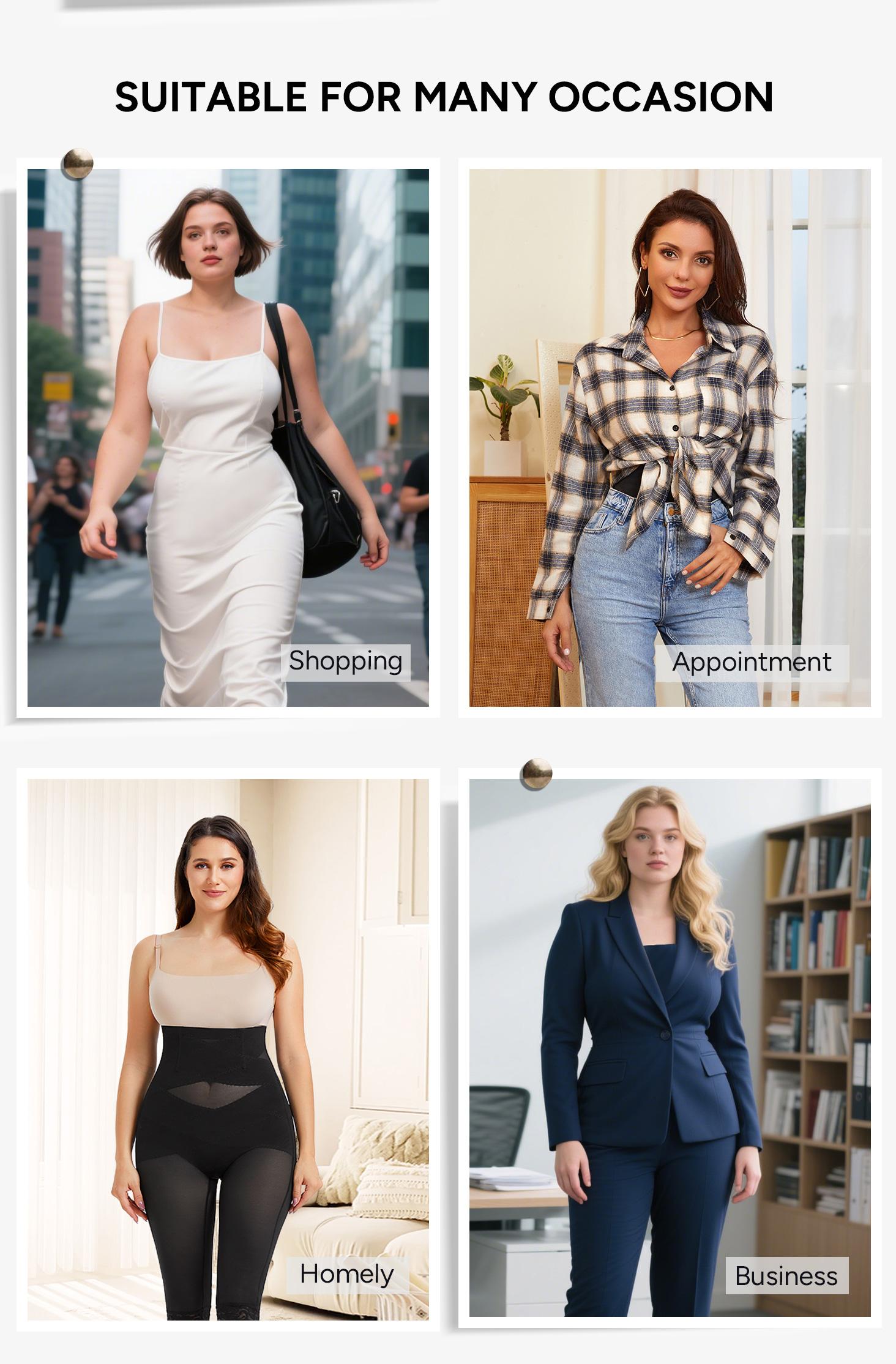 Nebility Women's Breathable Shapewear Pants - Seamless Tummy Control Compression, Basic Minimalist Comfort Fit Womenswear Bridal