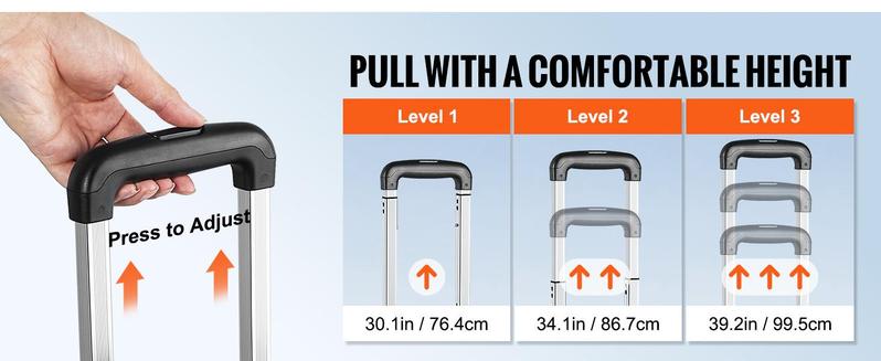 VEVOR Foldable Stair Climbing Foldable Shopping Cart, TikTokShopBlackFriday, 155 lbs Collapsible Teacher Cart, Portable Rolling Crate Handcart with Telescoping Handle & Lid, Foldable Grocery Cart Utility Cart Multipurpose