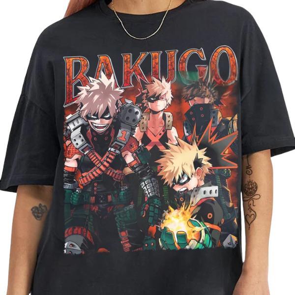 [SALE UP TO 30%] + [FREE SHIP] Limited Bakugo Katsuki TShirt , Vintage Retro Anime Shirt, Anime Manga Shirt Gift For Otaku Unisex TShirt