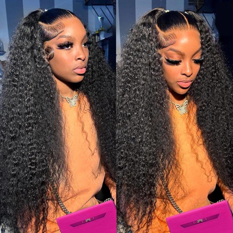 13x4 13x6 Hd Lace Frontal Wig Kinky Curly Human Hair Wigs 180 Density Lace Curly Wigs For Black Women