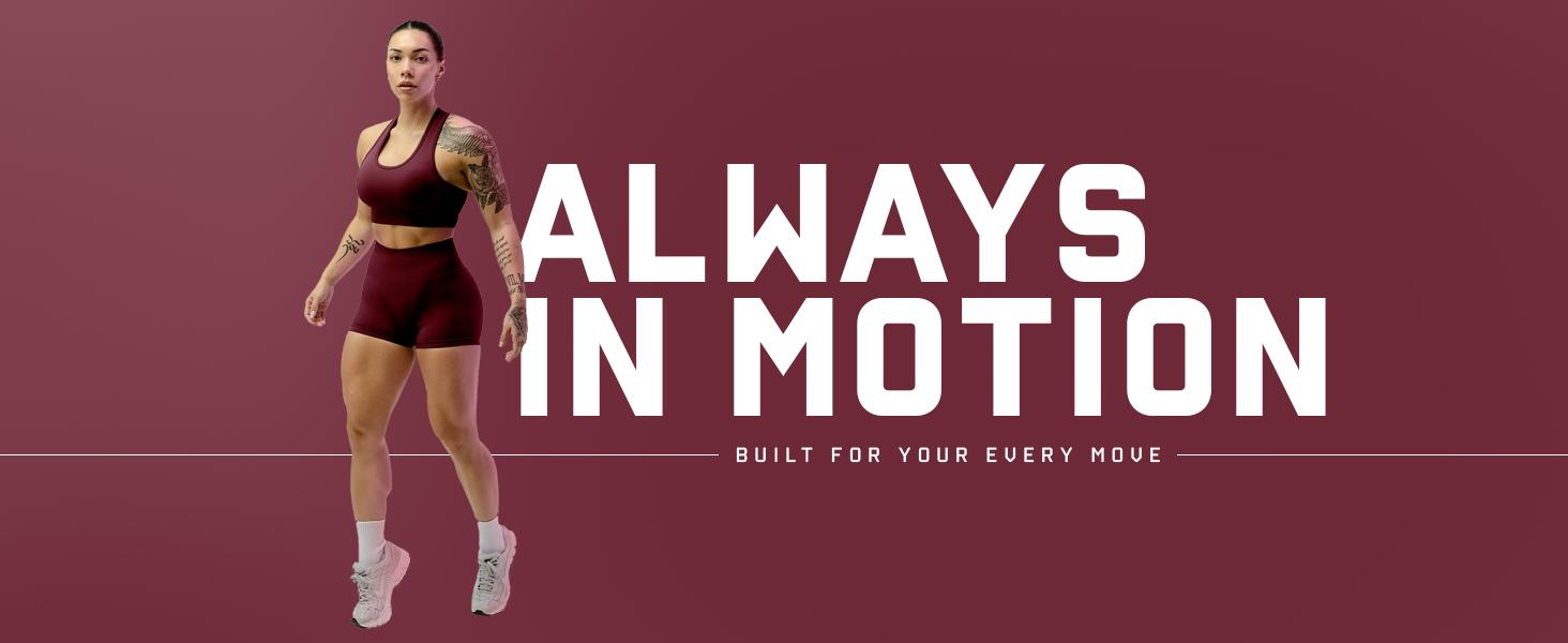 Gymreapers Halo Athletic Compression Shorts for Women - Seamless Knit Interlock Fabric for Breathability and Flexibility