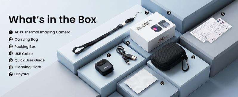 Small Thermal Imaging Camera for Beginner – Mini Thermal Imager for Home Inspection, Infrared Hidden Camera Detector Gadget 80×60 IR Resolution