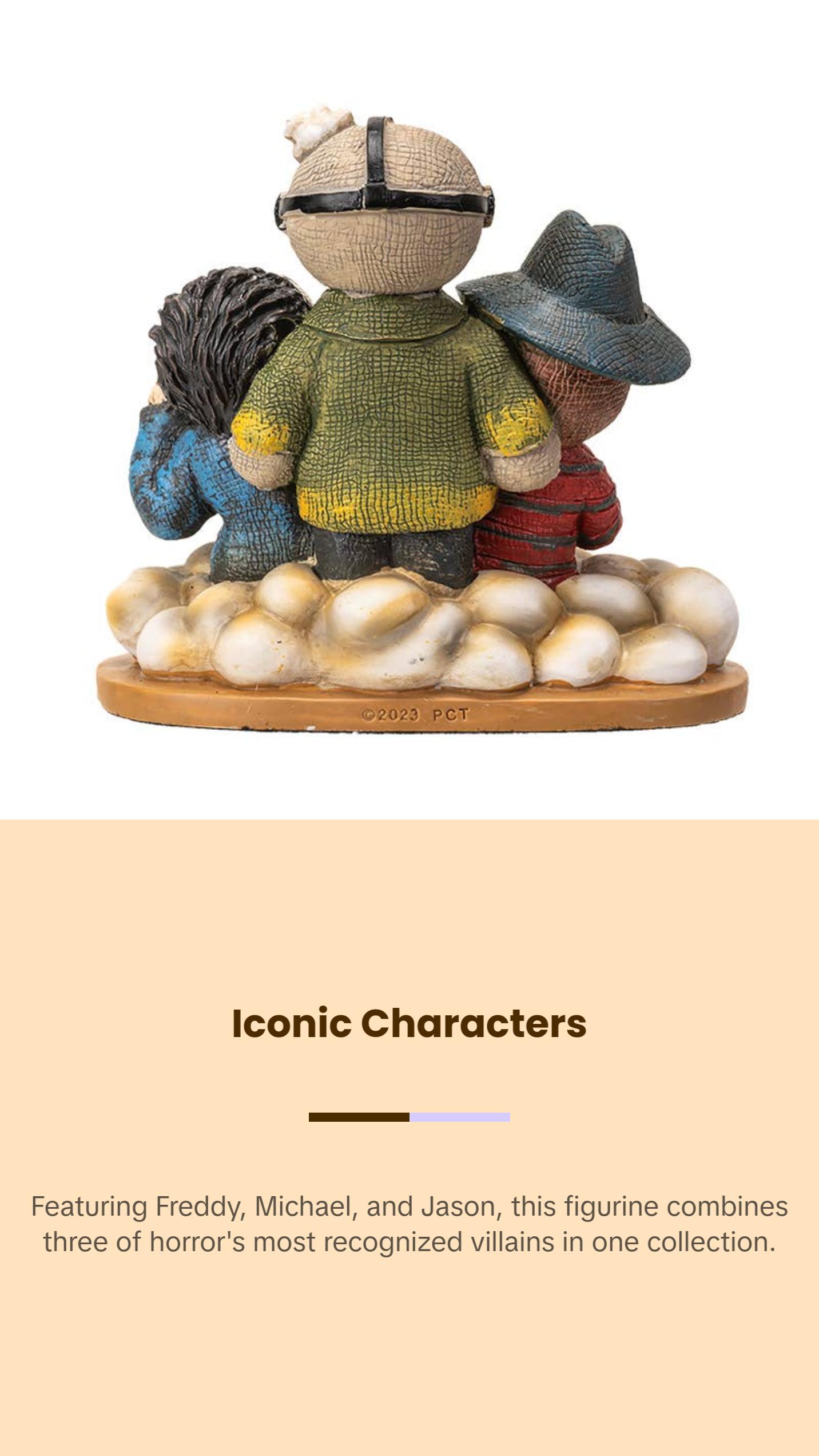 Pinheads Halloween Horror Icon Family Portrait Cold Resin Statue Nightmare Trio