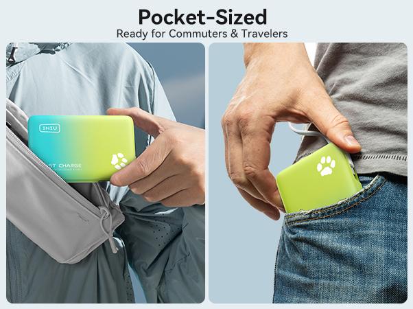 INIU【2 PACK】PawGO 45W 10000mAh Power bank, Slim PD Fast Charging Portable Charger with Build in USB-C Cable, Perfect Gift Travel Camping Battery Pack, External Phone Charger for iPhone 17 16 15 14 13 12 11 Series Samsung Google Pixel iPad Compact Handy INIU【2 PACK】PawGO 45W 10000mAh Power bank, Slim PD Fast Charging Portable Charger with Build in USB-C Cable, Perfect Gift Travel Camping Battery Pack, External Phone Charger for iPhone 17 16 15 14 13 12 11 Series Samsung Google Pixel iPad Compact Handy