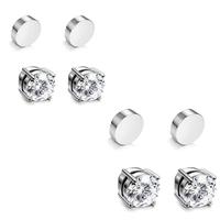 8mm Silvery ( 2 Pair )