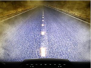 Nilight Headlight Assembly Compatible with 1996 1997 1998 1999 Chrysler Town & Country Dodge Grand Caravan Plymouth Grand Voyager Replacement Headlamp Chrome Housing Amber Reflector