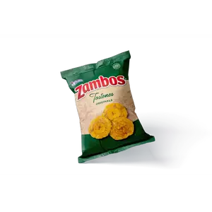 Zambos Tostones – Chips de Plátano Verde Grueso | 100 g