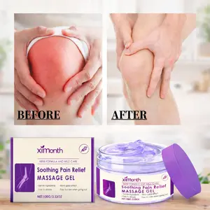 Ximonth Soothing Pain Relief Massage Gel for Joints Knees Elbows Shoulders 100g External Application Daily Care