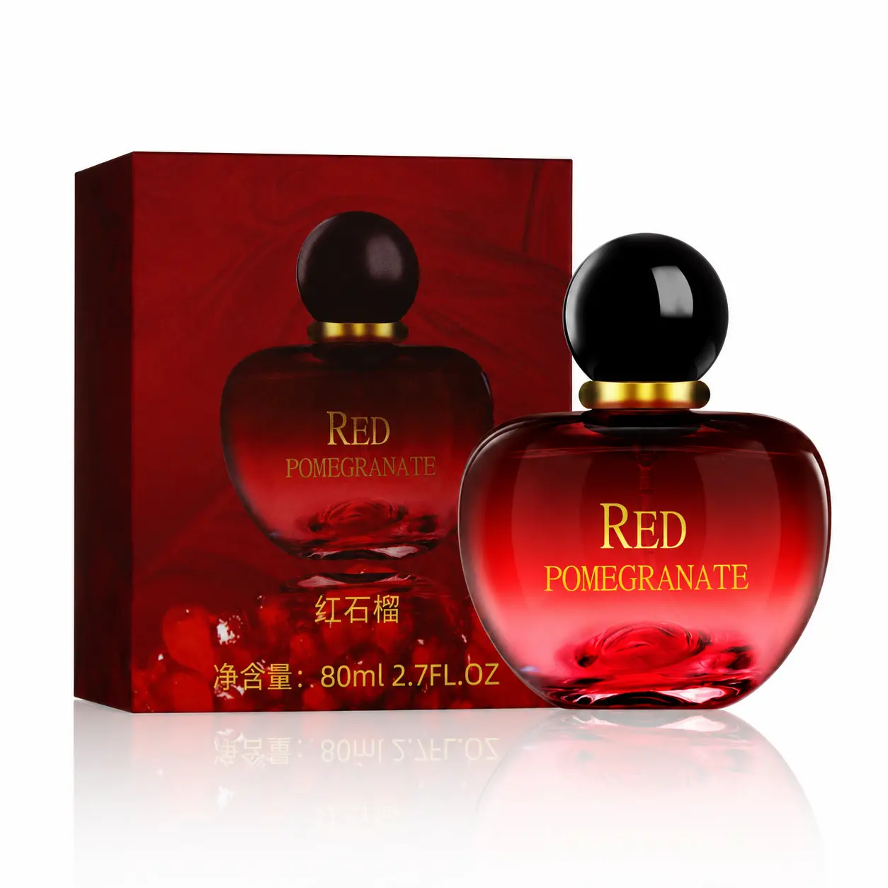 Red Pomegranate Perfume For Women 80ml Eau de Parfum Spray, Fruity Floral Woody, Juicy Sweet Fresh Addictive Long Lasting Fragrance with Rose Warm Musk, Luxury Elegant Summer Scent for Dating Party Office Daily Wear Perfume Gift