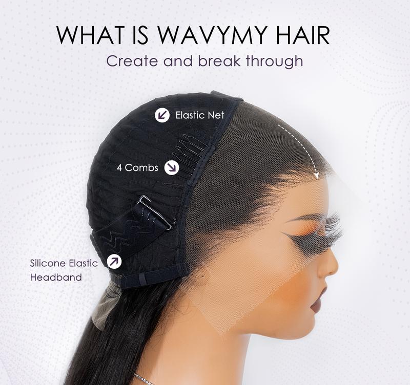 Wavymy Hair Kinky Curly 13x4 Lace Front Short Bob Human Hair Wigs 14 Inch 180% Density