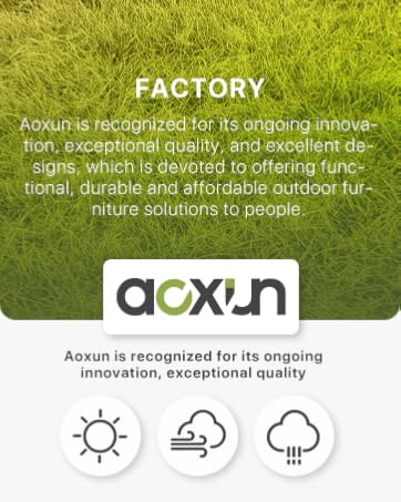 Aoxun 4-Piece Outdoor Replacement Cushions, Deep Seat Cushions for Patio Furniture, Waterproof & Fade Resistant, Couch Cushions for 4-Seat Patio Conversation Sets, Sky Blue Aoxun 4-Piece Outdoor Replacement Cushions, Deep Seat Cushions for Patio Furniture, Waterproof & Fade Resistant, Couch Cushions for 4-Seat Patio Conversation Sets, Sky Blue