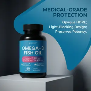Micro Ingredients Supreme Omega-3 Fish Oil 60 Softgels | Triple Strength EPA DHA rTG Omega-3 | Burpless Lemon Wild-Caught Deep-Sea | Vitamin D3 Easy to Swallow | Supports Cardiovascular Health, Cognitive Health & Immune Support