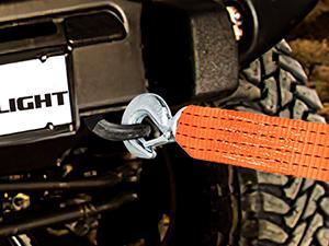 Nilight Tow Strap Heavy Duty with Safety Hooks 2”x20’ 10,000LBS Breaking Strength Towing Strap Rope for Trucks Vehicles Towing Accessories Cable Trailers