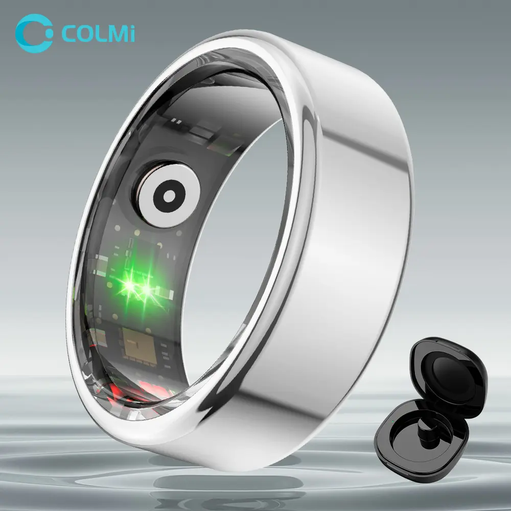 COLMI R02 Smart Ring Health Tracker, IP68 Waterproof Wearable Sport Device, Cool Gadgets for Couples, Gifts for Boyfriend, Boyfriend Birthday Gift, Health Tracker Ring, Mens Gifts,back to school,back to school haul