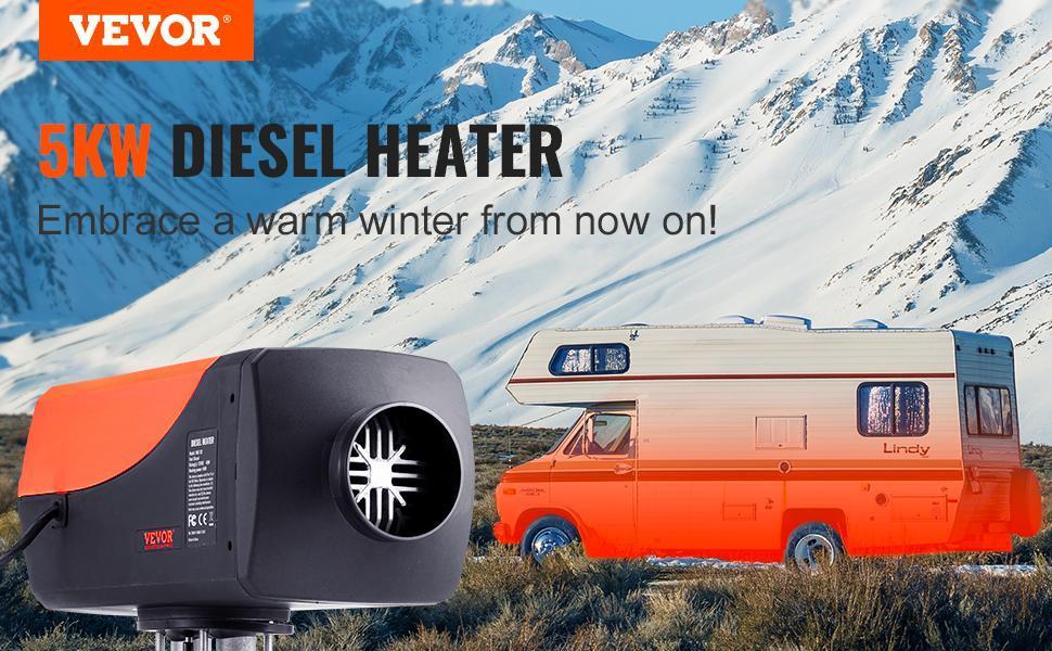 VEVOR Diesel Air Heater, 12V 8KW Separated Portable Parking Heater with Bluetooth App and LCD, Automatic Altitude Adjustment Max 18045 ft, Fast Heating Low Noise, Diesel Heater for Truck RV Trailer VEVOR Diesel Air Heater, 12V 8KW Separated Portable Parking Heater with Bluetooth App and LCD, Automatic Altitude Adjustment Max 18045 ft, Fast Heating Low Noise, Diesel Heater for Truck RV Trailer
