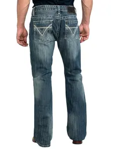 Rock & Roll Denim Men's And  Med Bootcut Jeans - M0p2602