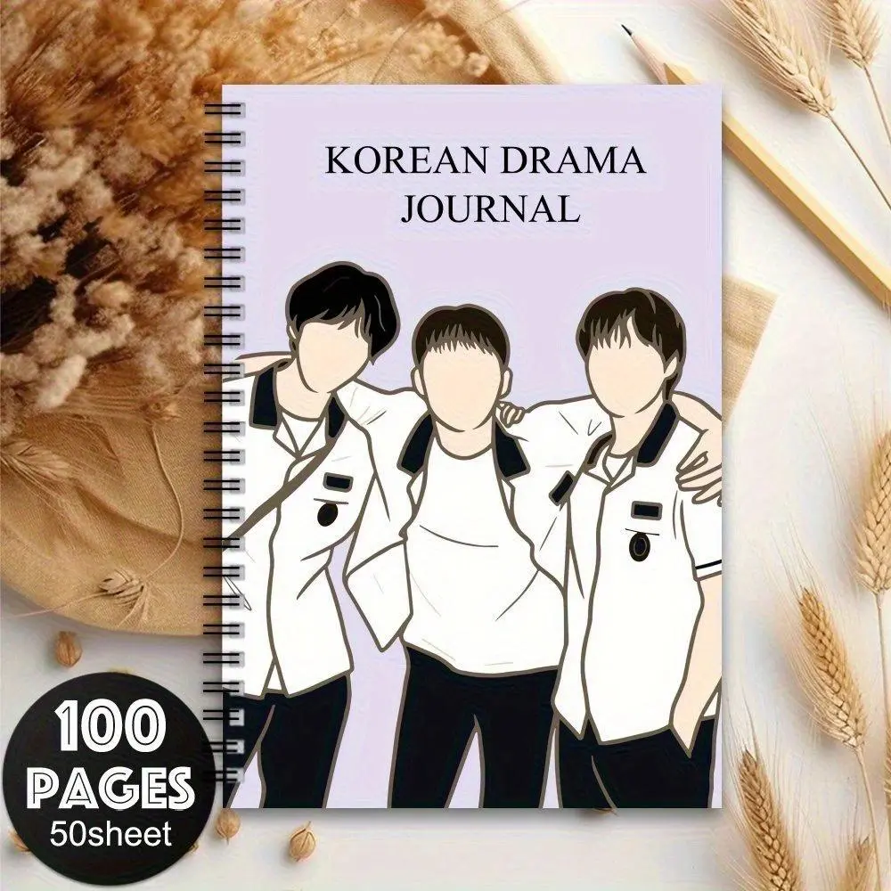 K-pop Boy Group Style Notepad, 1 Count Exquisite Print Pattern Notepad, Ideal for Personal Planning and Life Record, Perfect for Gifting