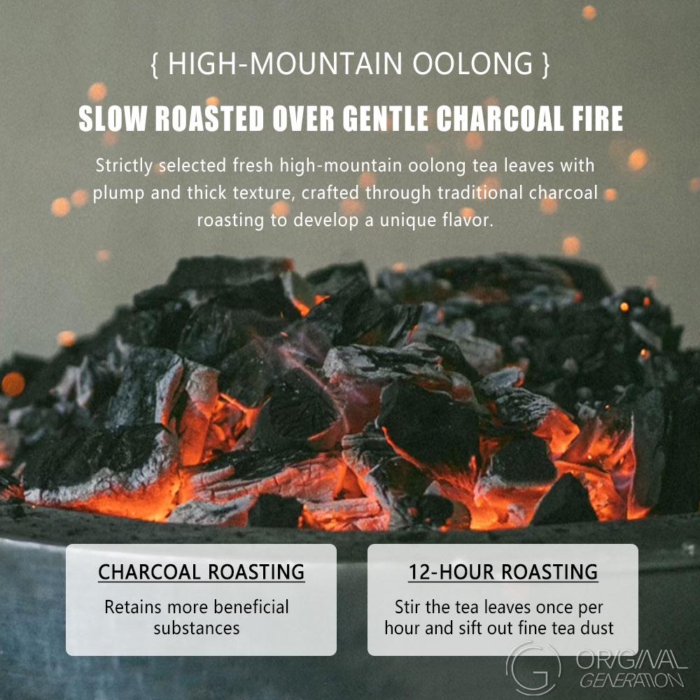 Roasted Black Oolong 128g（8g×16packs）With Rich Aroma Of Charcoal Fire