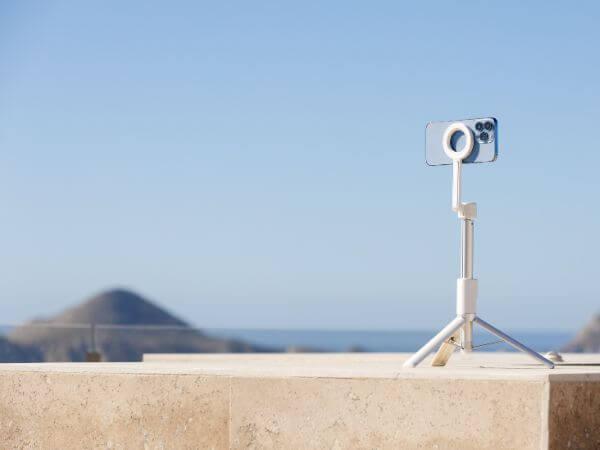 KraftGeek Magstand Magnetic Selfie Stick Tripod for iPhone and Android, 64" Phone Tripod Compatible with MagSafe, Fit for iPhone 17 and Pixel 10, MagSafe Case and Other Phones with Metal Ring