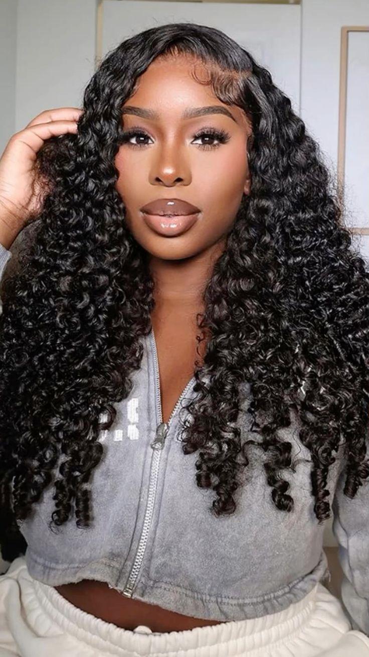 200 Density Burmese Curly Wig Human Hair with Spiral Curls End 12A Virgin Raw 13x6 HD Lace Closure Wigs Human Hair for Women 26 inch Wear and Go Glueless Wigs Human Hair Pre Plucked Triple Lifespan