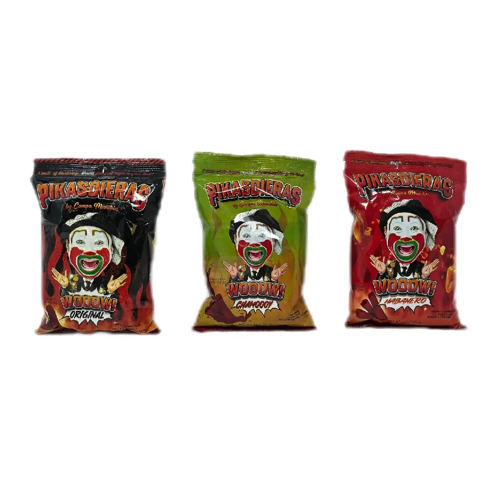 PIKASDIERAS Tortilla Chips with Assorted Flavors and Plum Chamoy Sauce