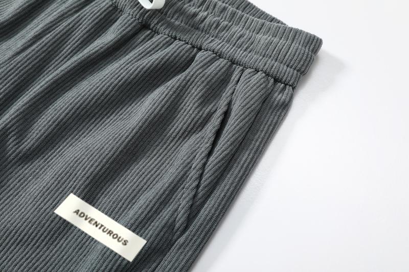 Clean Gent Men's Loose Fit Letter Patch Drawstring Waist Straight Leg Pants, Unisex Casual Pocket Corduroy Trousers, Suitable for Everyday Wear, Loungewear, Christmas Attire, Versatile and Comfortable Relaxed Fashion for Men All Year Round Clean Gent Men's Loose Fit Letter Patch Drawstring Waist Straight Leg Pants, Unisex Casual Pocket Corduroy Trousers, Suitable for Everyday Wear, Loungewear, Christmas Attire, Versatile and Comfortable Relaxed Fashion for Men All Year Round