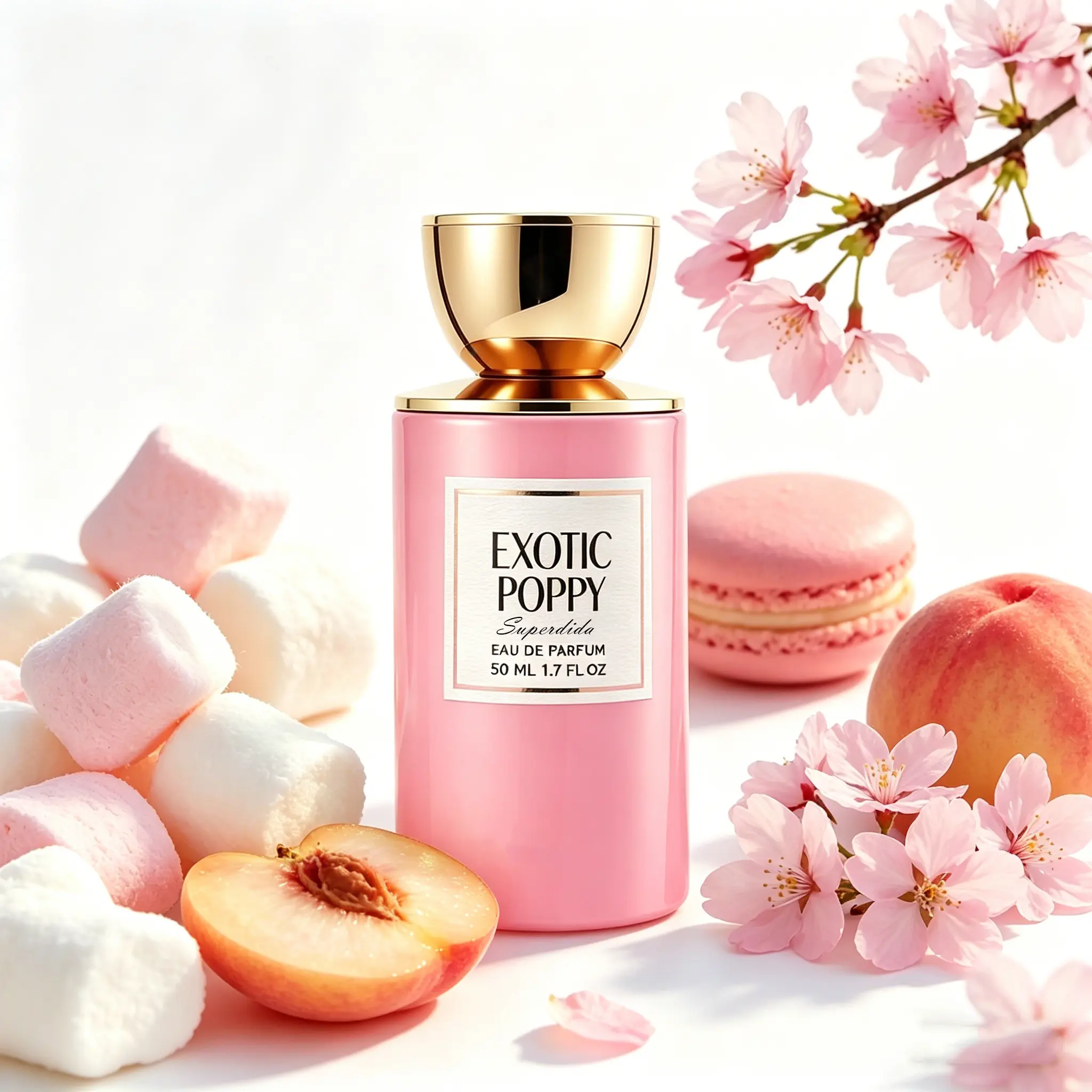 SUPERDIDA An Elegant Floral-Fruity Fragrance for Women Infused with Delicate Rose and Creamy Vanilla Notes Long-Lasting Eau de Parfum (50ml) – A Soft Yet Captivating Signature Scent