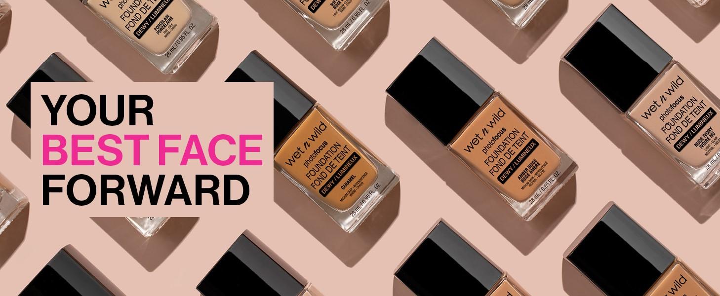 nft.we.t n wild Photo Focus Dewy Liquid Foundation Makeup, Soft Beige (Packaging May vary)