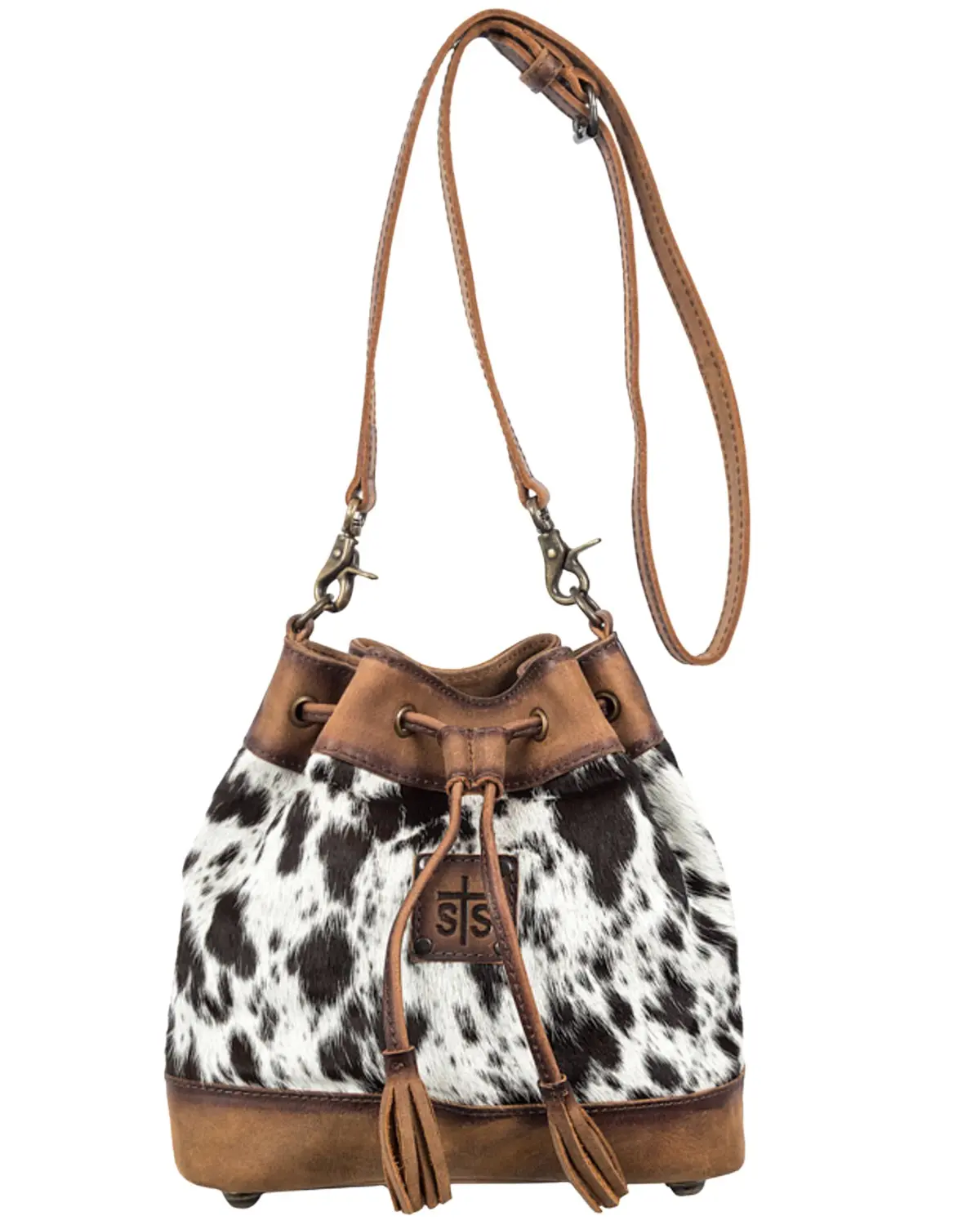 Sts Ranchwear By Carroll Women's Women'S Hair On Cowhide Bucket Bag - Sts32671