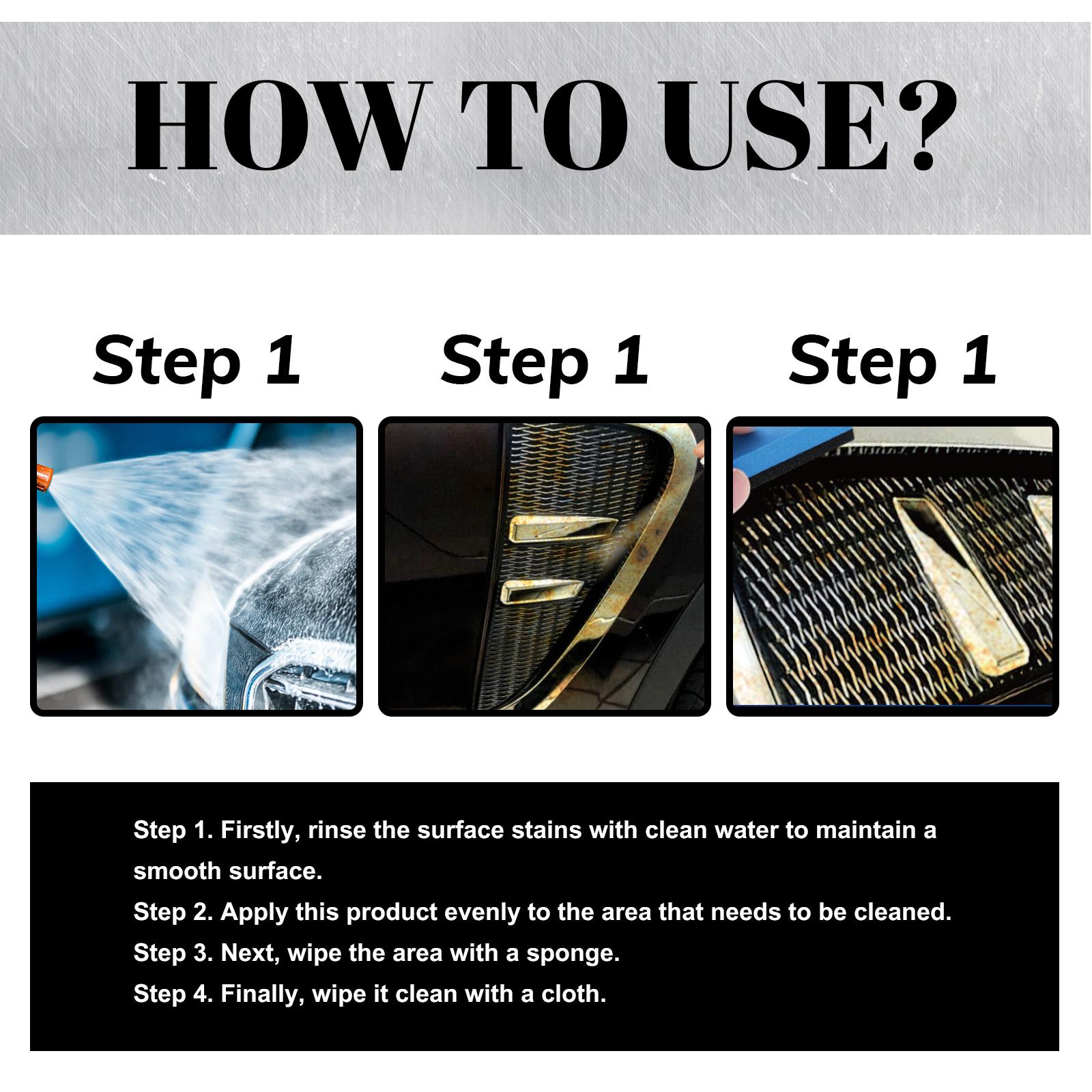 Wheel & Tire Cleaner 10oz, Professional All in One Tire & Wheel Cleaner Car Wash Wheel Well Cleaning Spray for Car Detailing | Safe On Most Rim Finishes, FathersDayGift