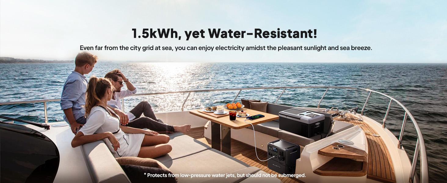 BLUETTI AC240 Portable Power Station, 1536Wh/2400W Solar Generator, Expandable to 10136Wh, 0-80% in 45 Min, Emergency Power for Camping, Home Use, RV Life