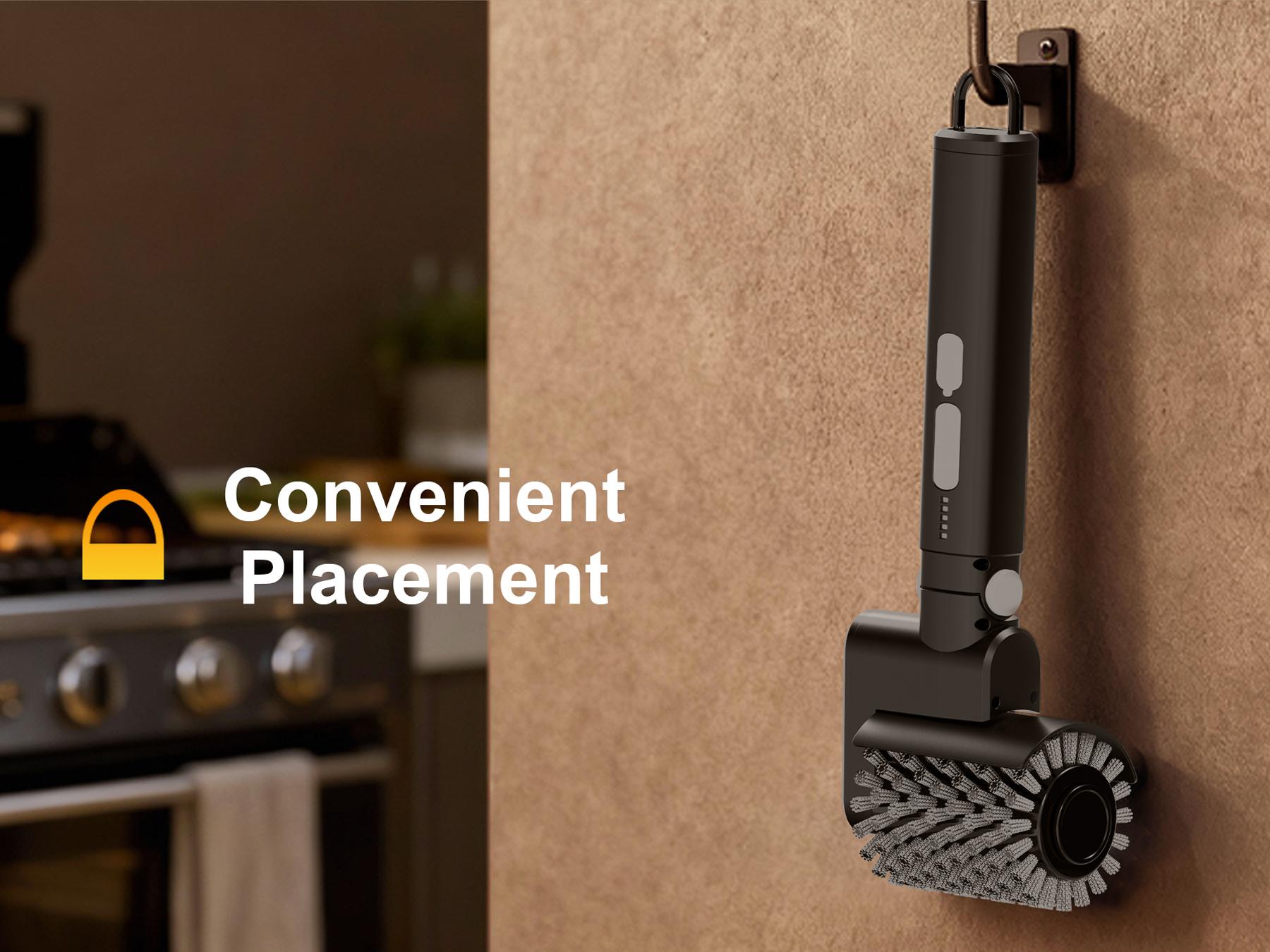 IJF Heavy Duty Electric Rotating Grill Brush Cordless, Powerful BBQ & Griddle Power Scrubber, 120–150 Min Battery Life, No Loose Bristles, 3 Cleaning Attachments