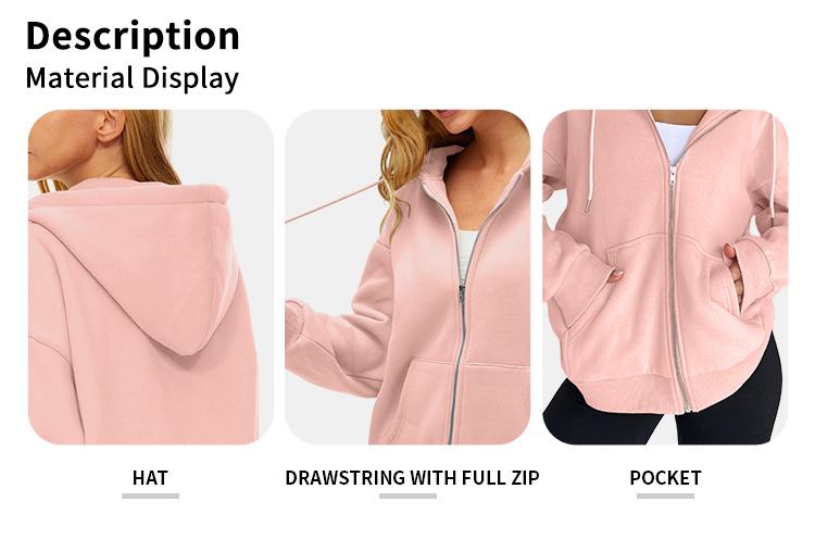 Automet Womens Zip Up Hoodies Oversized Sweatshirts Fall Fashion Outfits Casual Jackets 2025 Winter Clothes SpringStatements