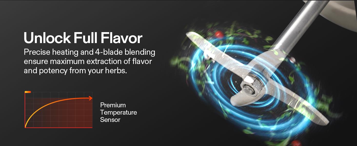 VIVOSUN Herbal Decarboxylation and Infusion Machine, Botanical Extractor and Infuser for Making Butter, Oil, and Tinctures, Includes Recipes and Complete Accessories