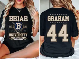Off-Campus Briar Hockey Shirt, Hockey Romance Shirt, Custom Briar Hockey Shirt, Garrett Graham, College Hockey Shirt