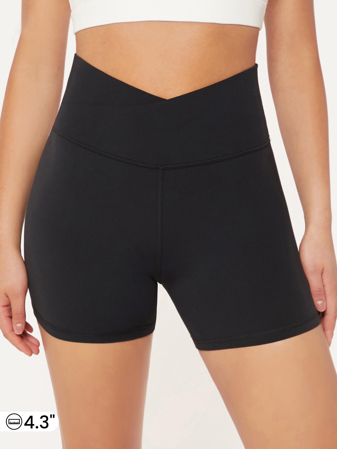 GLOWMODE 4.3" FeatherFit Crossover Cutie Biker Shorts Breathable Cycling Running Gym Workout TikTokShopBlackFriday