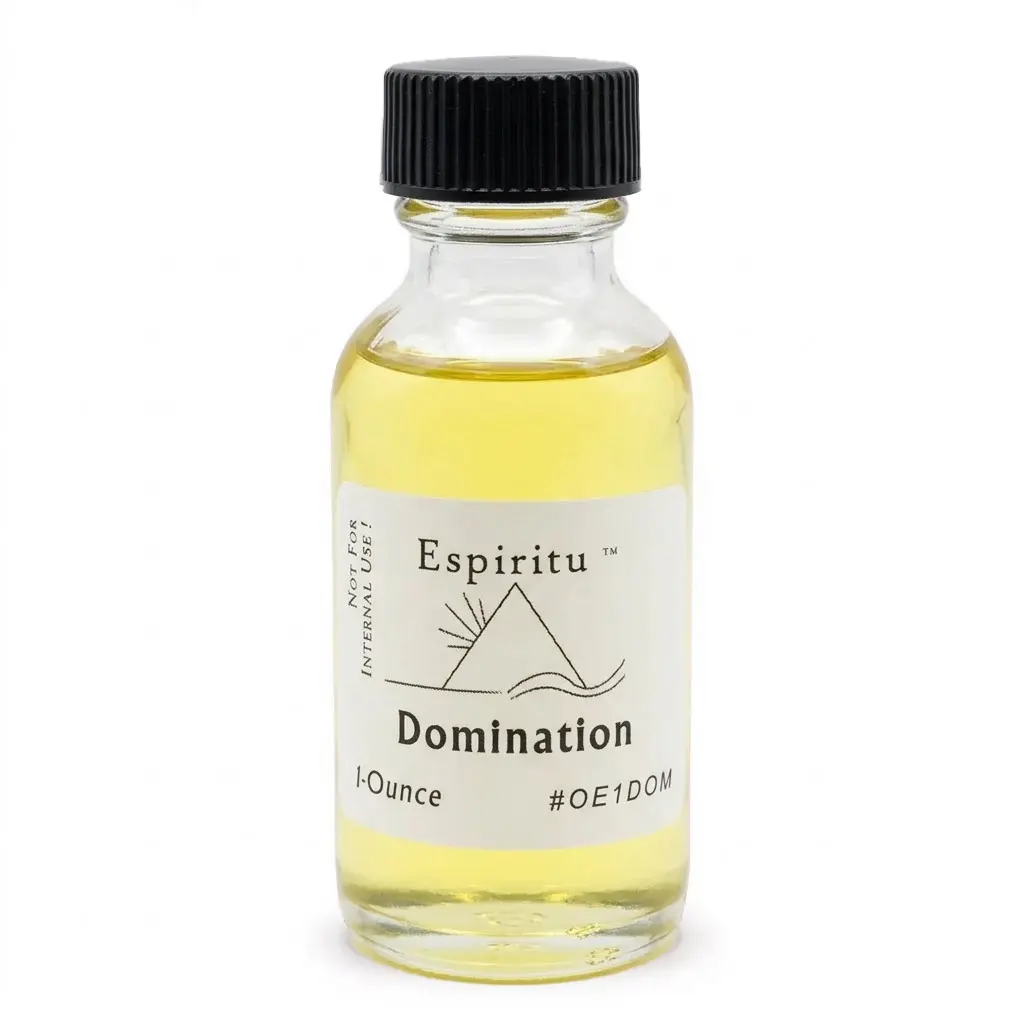 Domination Ritual Oil 1oz — Espiritu Hoodoo Authority &amp; Control Formula