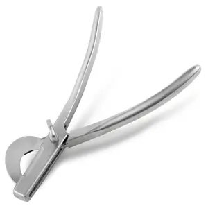 Jeffers Double Crush Emasculator in Stainless Steel, 9" or 12"