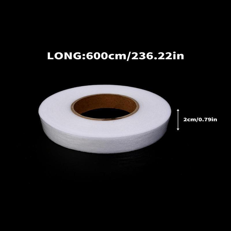 1 Roll Sticky Fabric Tape, Diy Decorative Double-sided Tape, Hemming Tape for Clothes, Adhesive Cloth Tape